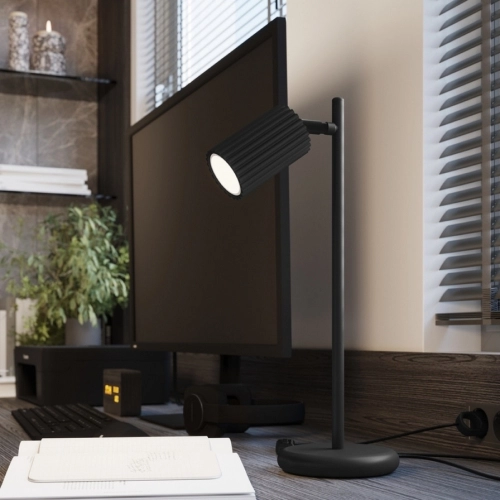 Stolní lampa SOLLUX KARBON černá GU10 1x10W bez žárovky SL.1586 (obrázek 5)