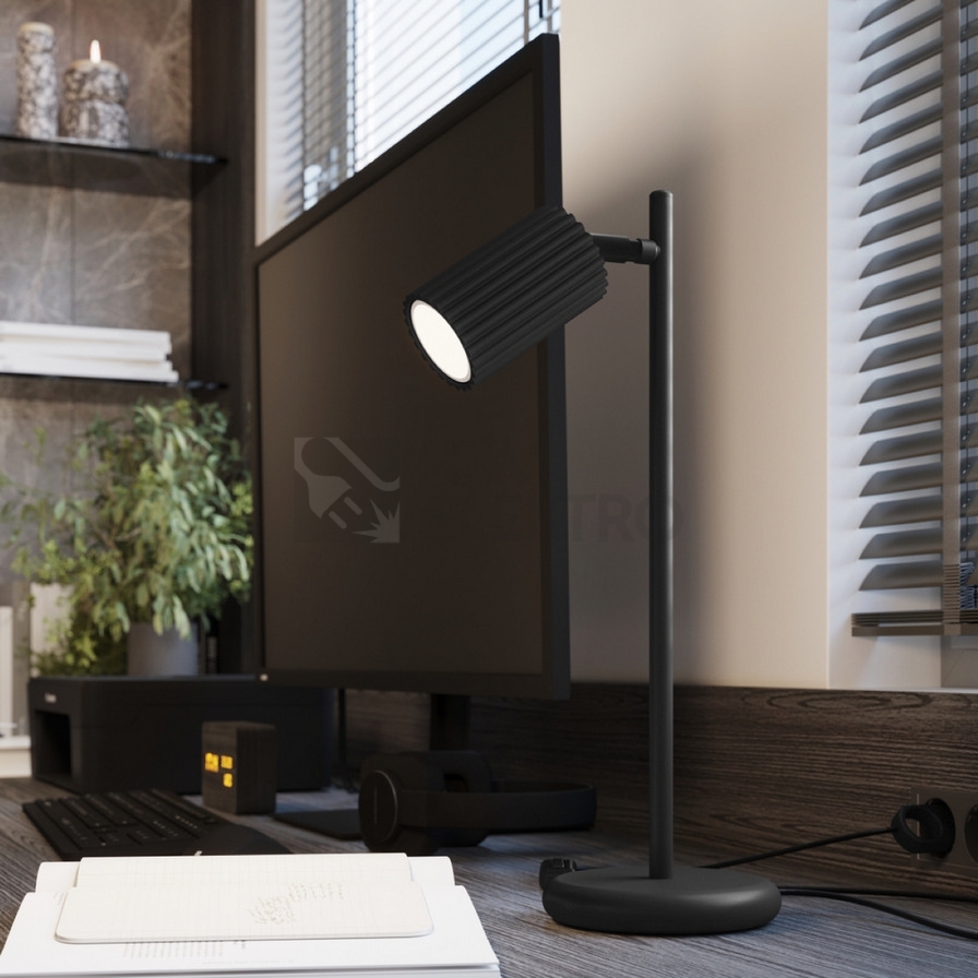 Obrázek produktu Stolní lampa SOLLUX KARBON černá GU10 1x10W bez žárovky SL.1586 4