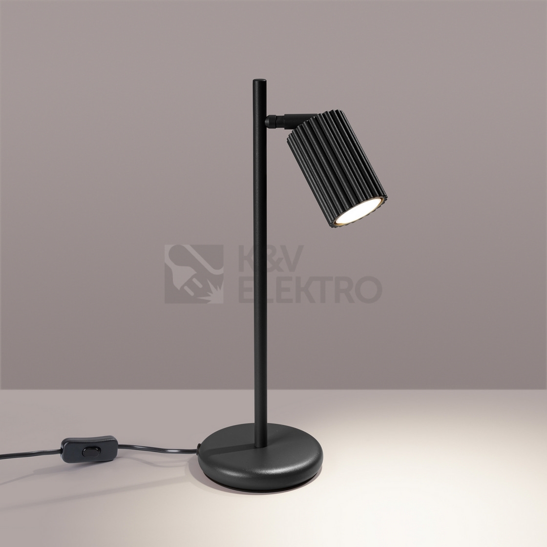 Obrázek produktu Stolní lampa SOLLUX KARBON černá GU10 1x10W bez žárovky SL.1586 6