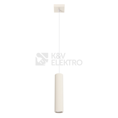 Závěsné svítidlo SOLLUX KARBON 1 krémová GU10 1x10W bez žárovky SL.1592