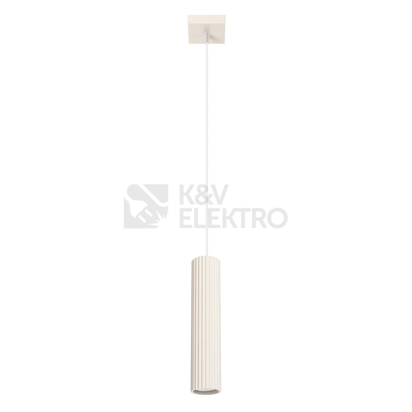 Obrázek produktu Závěsné svítidlo SOLLUX KARBON 1 krémová GU10 1x10W bez žárovky SL.1592 0