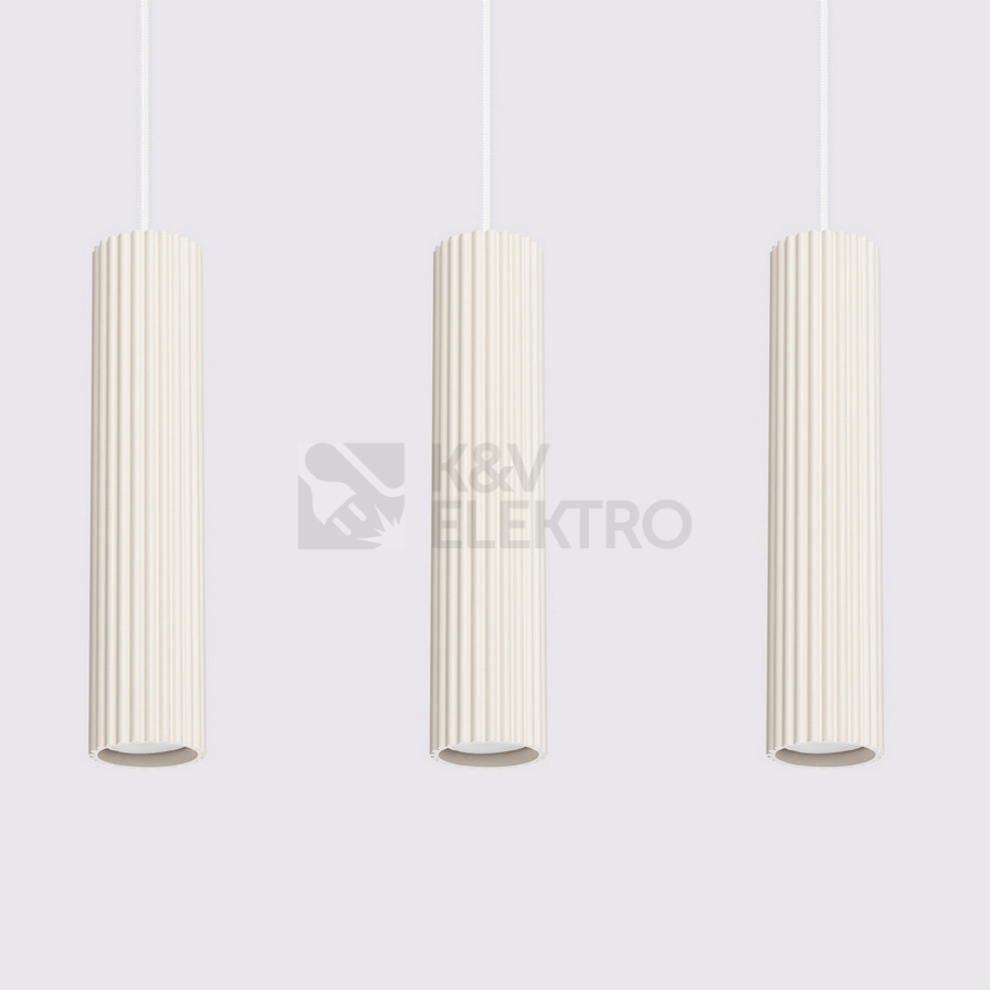 Obrázek produktu Závěsné svítidlo SOLLUX KARBON 3L krémová GU10 3x10W bez žárovek SL.1594 8