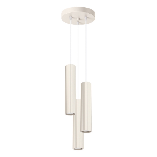 Závěsné svítidlo SOLLUX KARBON 3P krémová GU10 3x10W bez žárovek SL.1595