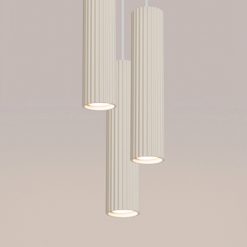 Závěsné svítidlo SOLLUX KARBON 3P krémová GU10 3x10W bez žárovek SL.1595