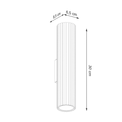 Nástěnné svítidlo SOLLUX KARBON 30 krémová GU10 2x10W bez žárovek SL.1596 (obrázek 10)