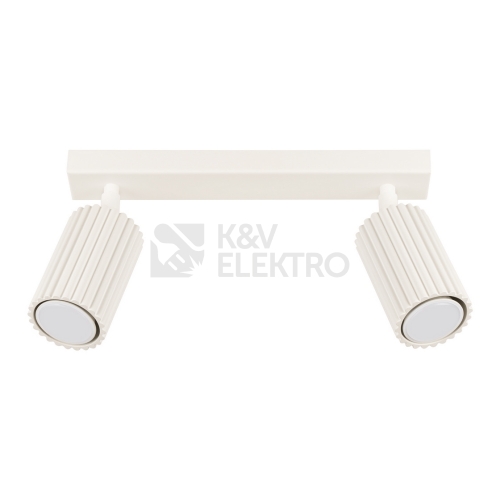 Stropní svítidlo SOLLUX KARBON 2 krémová GU10 2x10W bez žárovek SL.1599