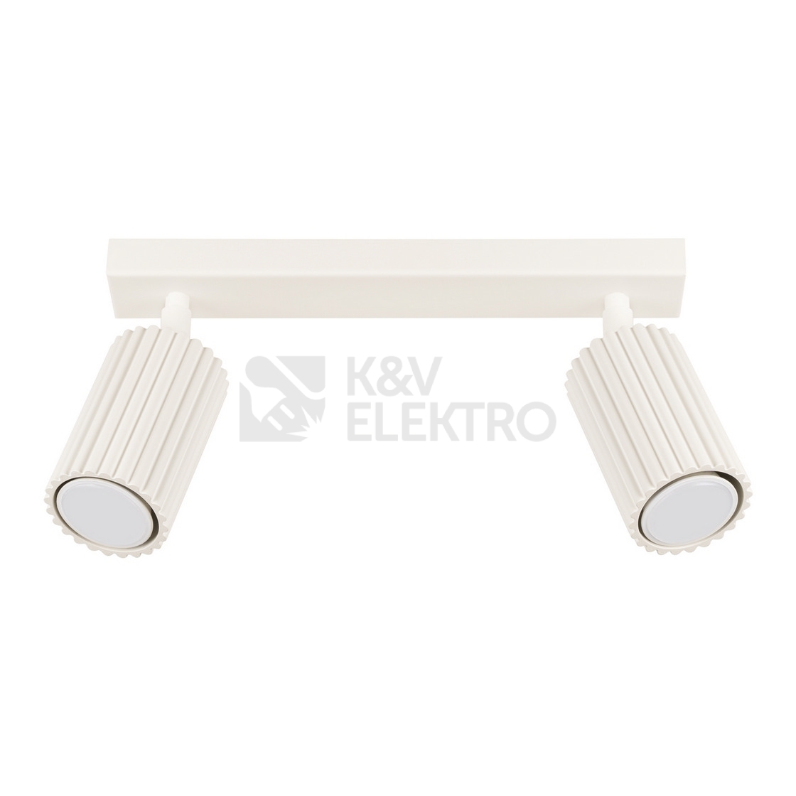 Obrázek produktu Stropní svítidlo SOLLUX KARBON 2 krémová GU10 2x10W bez žárovek SL.1599 0