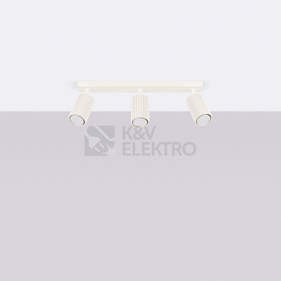 Obrázek produktu Stropní svítidlo SOLLUX KARBON 3L krémová GU10 3x10W bez žárovek SL.1600 5