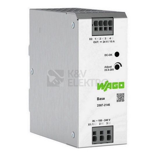 Obrázek produktu Spínaný napájecí zdroj Wago 2587-2146 24VDC 10A 0