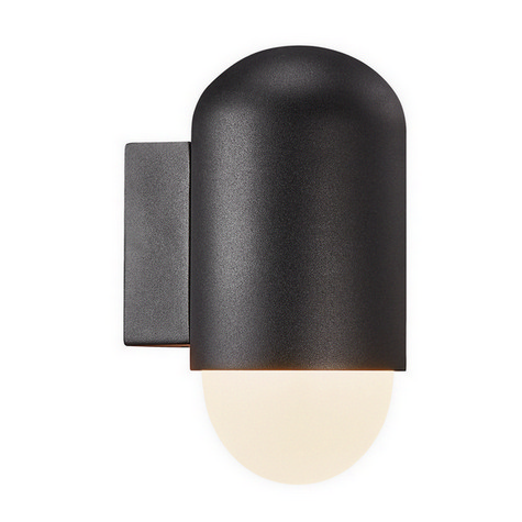 Venkovní nástěnné svítidlo NORDLUX Heka IP44 E27 1x60W černá 2118211003