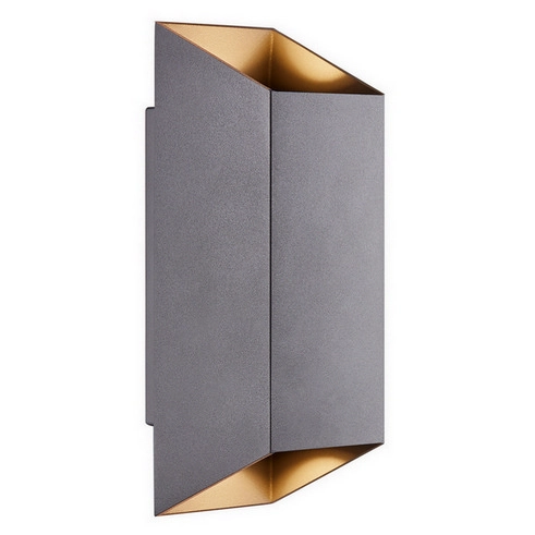 Venkovní nástěnné svítidlo NORDLUX Nico Square 22 IP54 GU10 2x70W antracit 2218221050