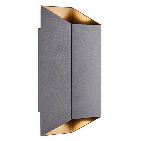 Venkovní nástěnné svítidlo NORDLUX Nico Square 22 IP54 GU10 2x70W antracit 2218221050