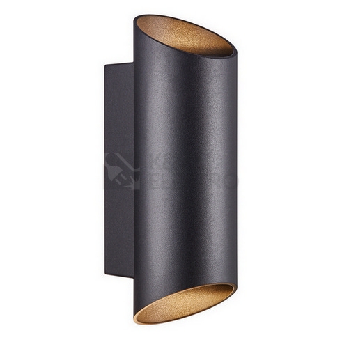 Obrázek produktu Venkovní nástěnné svítidlo NORDLUX Nico Round 22 IP54 GU10 2x70W černá 2218231003 0