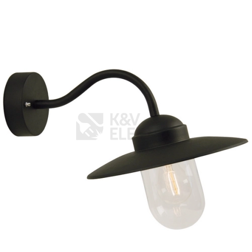 Venkovní nástěnné svítidlo NORDLUX Luxembourg IP54 E27 1x60W černá 22671003