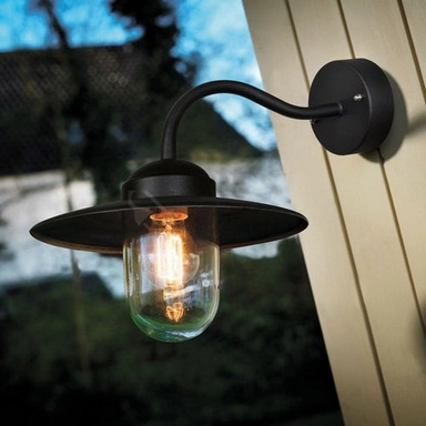 Obrázek produktu Venkovní nástěnné svítidlo NORDLUX Luxembourg IP54 E27 1x60W černá 22671003 1
