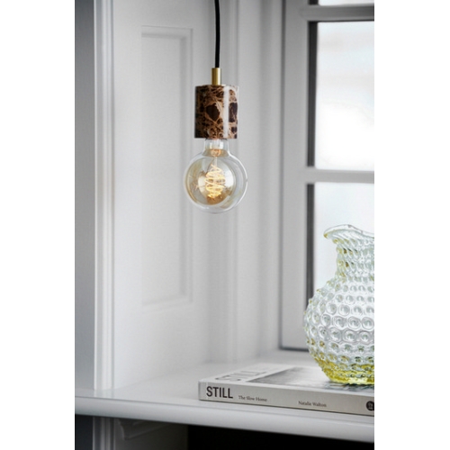 Závěsné svítidlo NORDLUX Siv E27 1x60W hnědý mramor 45883018