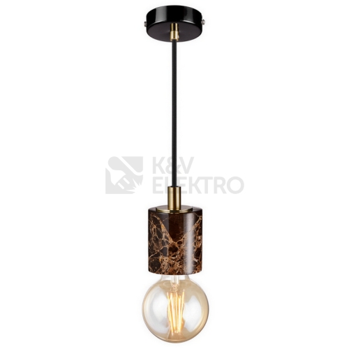 Závěsné svítidlo NORDLUX Siv E27 1x60W hnědý mramor 45883018