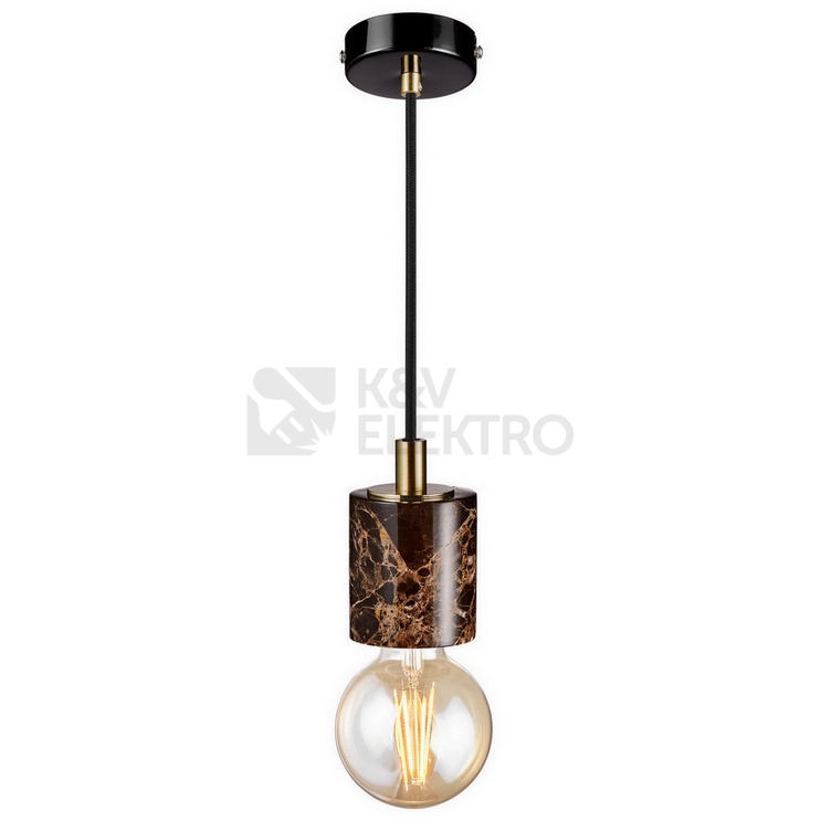 Obrázek produktu Závěsné svítidlo NORDLUX Siv E27 1x60W hnědý mramor 45883018 0