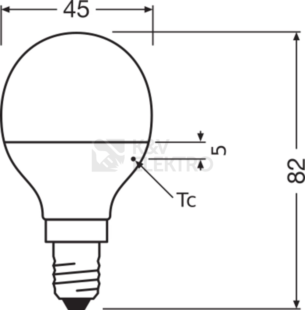 Obrázek produktu LED žárovka E14 LEDVANCE 6,5W (60W) neutrální bílá (4000K) 4