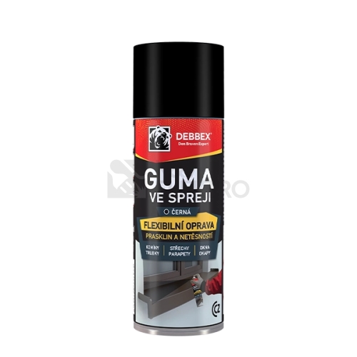 Den Braven Guma ve spreji černá 400ml TECTANE TA50300