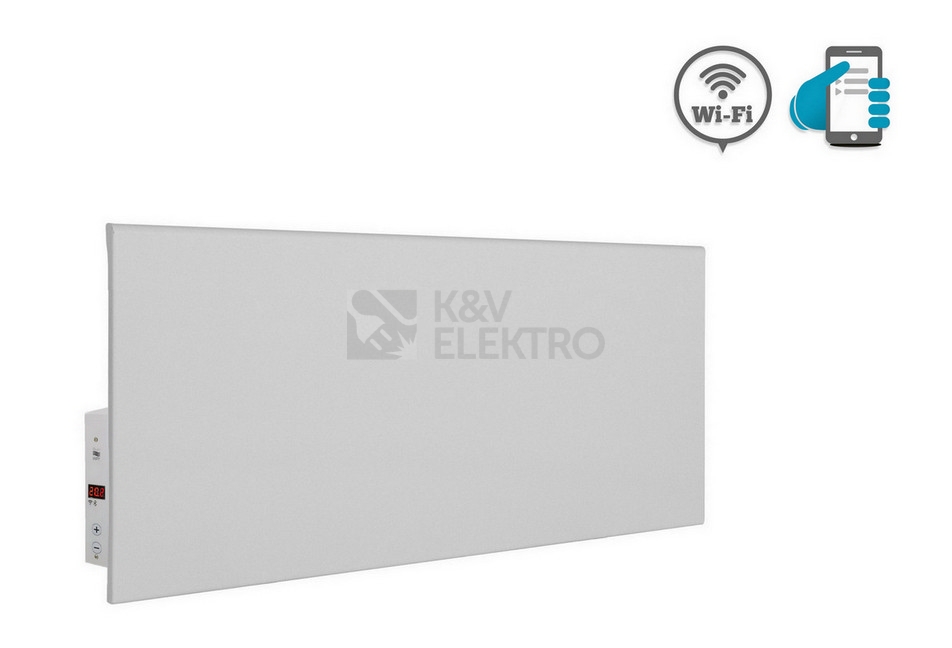 Obrázek produktu  Kovový infrapanel Teploceramic Sunway SWRE 400W Wifi bílá 1
