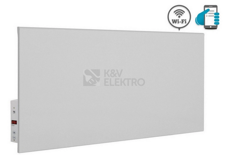 Obrázek produktu Kovový infrapanel Teploceramic Sunway SWRE 1000W Wifi bílá 1