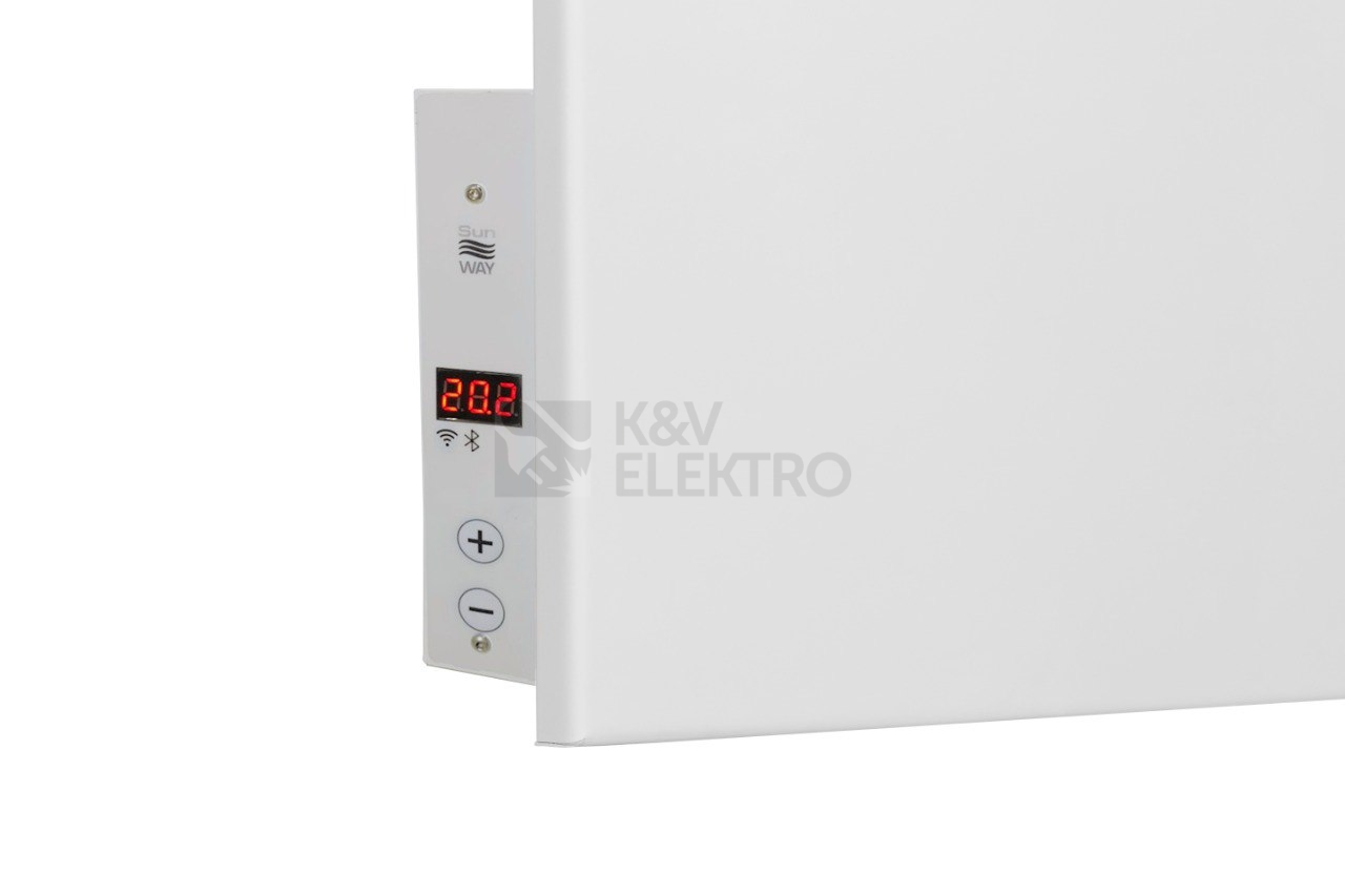 Obrázek produktu  Kovový infrapanel Teploceramic Sunway SWRE 1000W Wifi bílá 2