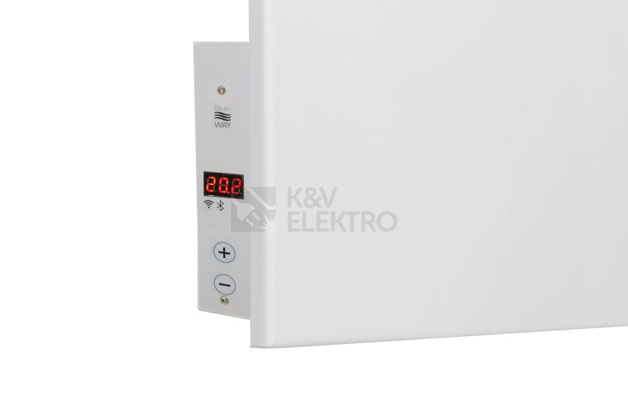 Obrázek produktu Kovový infrapanel Teploceramic Sunway SWRE 1000W Wifi bílá 2