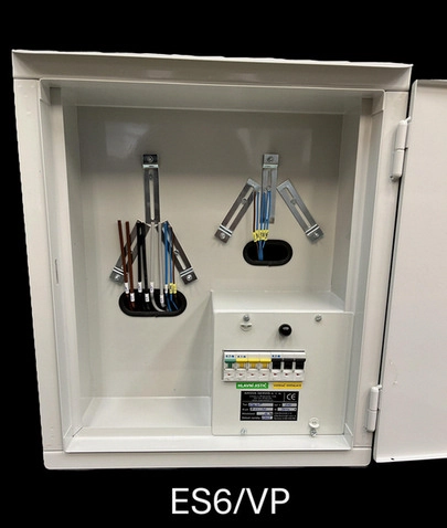 Elektroměrový rozvaděč AROVA SERVIS ES 6/VP 25A/3+HDO pro ČEZ šedý