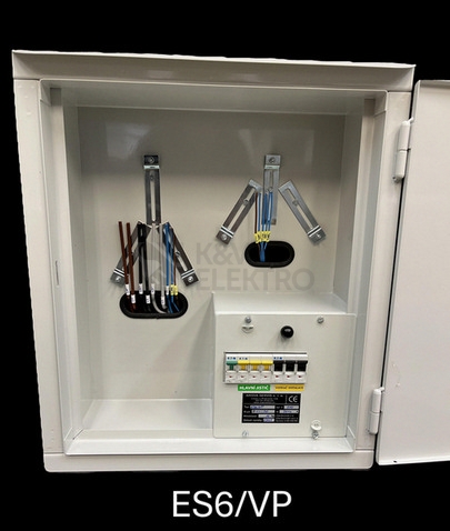 Obrázek produktu Elektroměrový rozvaděč AROVA SERVIS ES 6/VP 25A/3+HDO pro ČEZ šedý 0