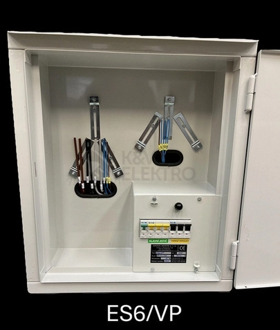Obrázek produktu Elektroměrový rozvaděč AROVA SERVIS ES 6/VP 25A/3+HDO pro ČEZ šedý 0