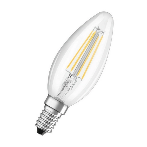 LED žárovka E14 OSRAM Filament 3,4W (40W) teplá bílá (2700K) stmívatelná svíčka
