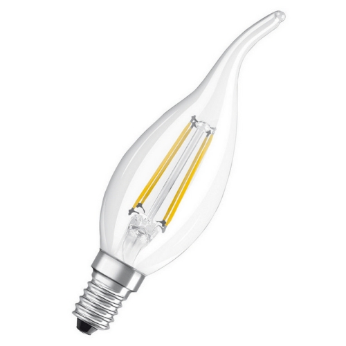 LED žárovka E14 OSRAM Filament 3,4W (40W) teplá bílá (2700K) stmívatelná svíčka plamínek