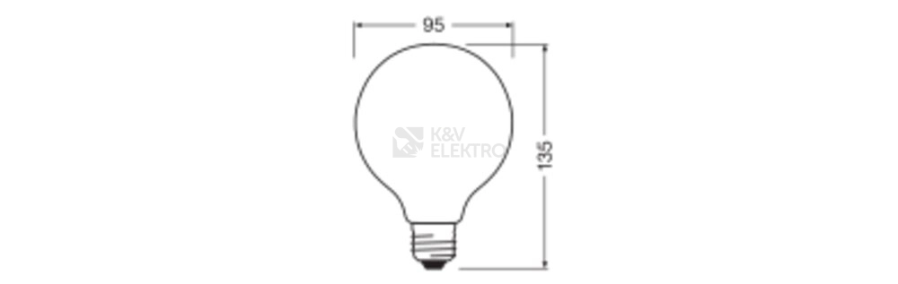 Obrázek produktu LED žárovka E27 OSRAM 11W (100W) teplá bílá (2700K) stmívatelná 5