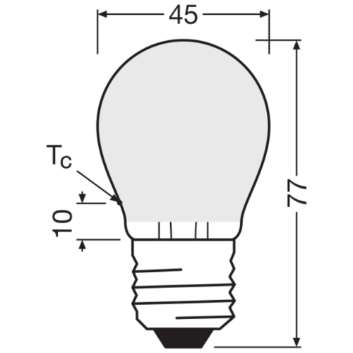 LED žárovka E27 OSRAM 3,4W (40W) neutrální bílá (4000K) stmívatelná