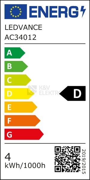 Obrázek produktu LED žárovka E27 OSRAM 3,4W (40W) neutrální bílá (4000K) stmívatelná 2
