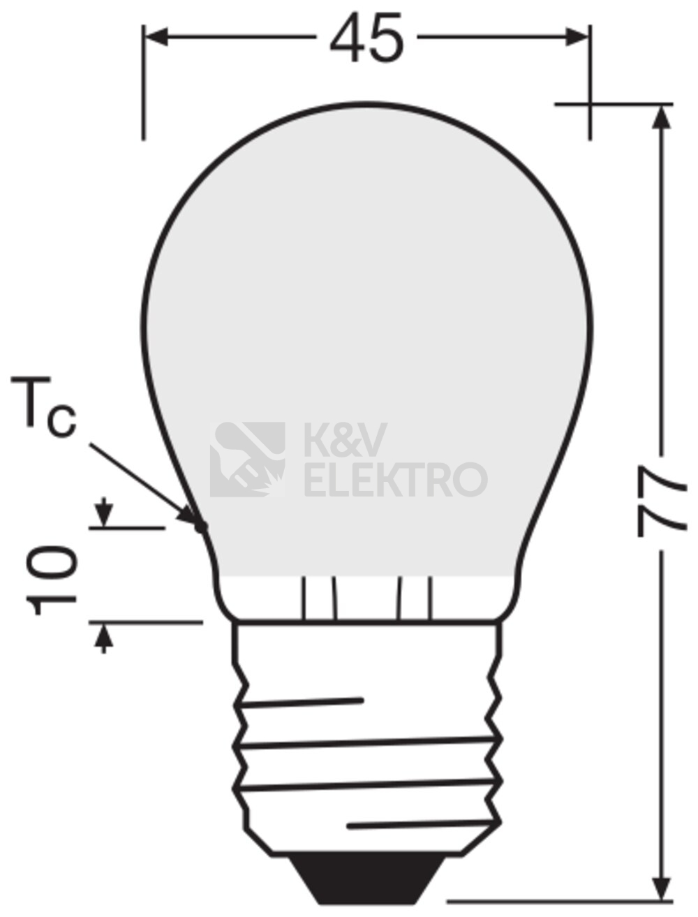 Obrázek produktu LED žárovka E27 OSRAM 3,4W (40W) neutrální bílá (4000K) stmívatelná 5