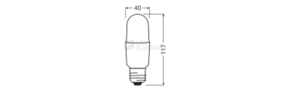 Obrázek produktu LED žárovka E27 OSRAM 11W (75W) teplá bílá (2700K) stmívatelná 6