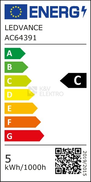 Obrázek produktu LED žárovka G9 LEDVANCE 4,9W (60W) teplá bílá (2700K) 2