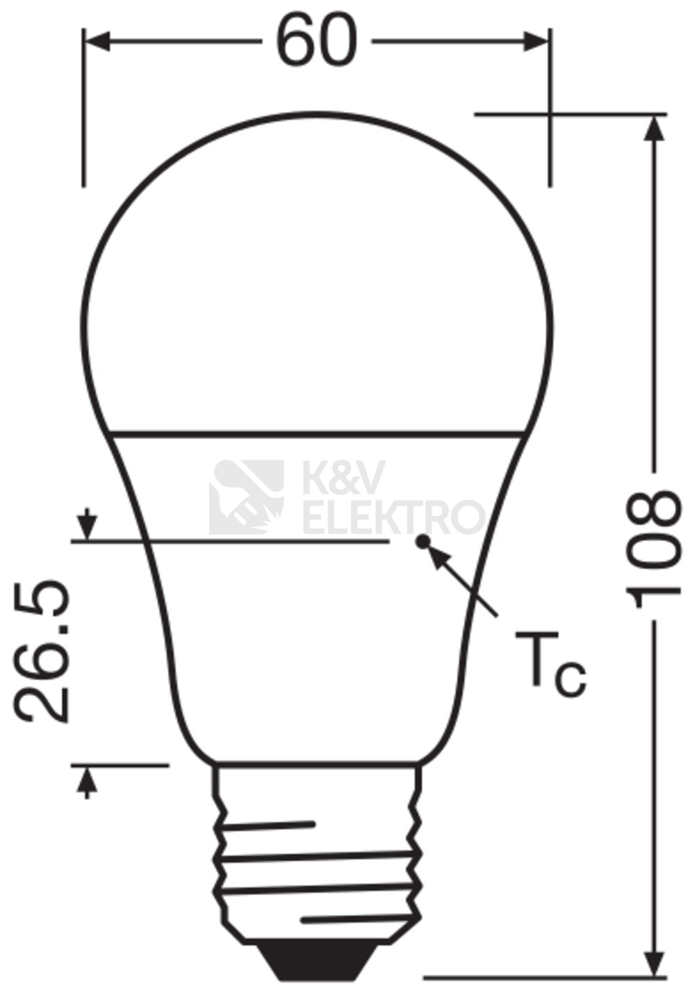 Obrázek produktu LED žárovka E27 OSRAM 9,4W (60W) teplá bílá (2700K) 4