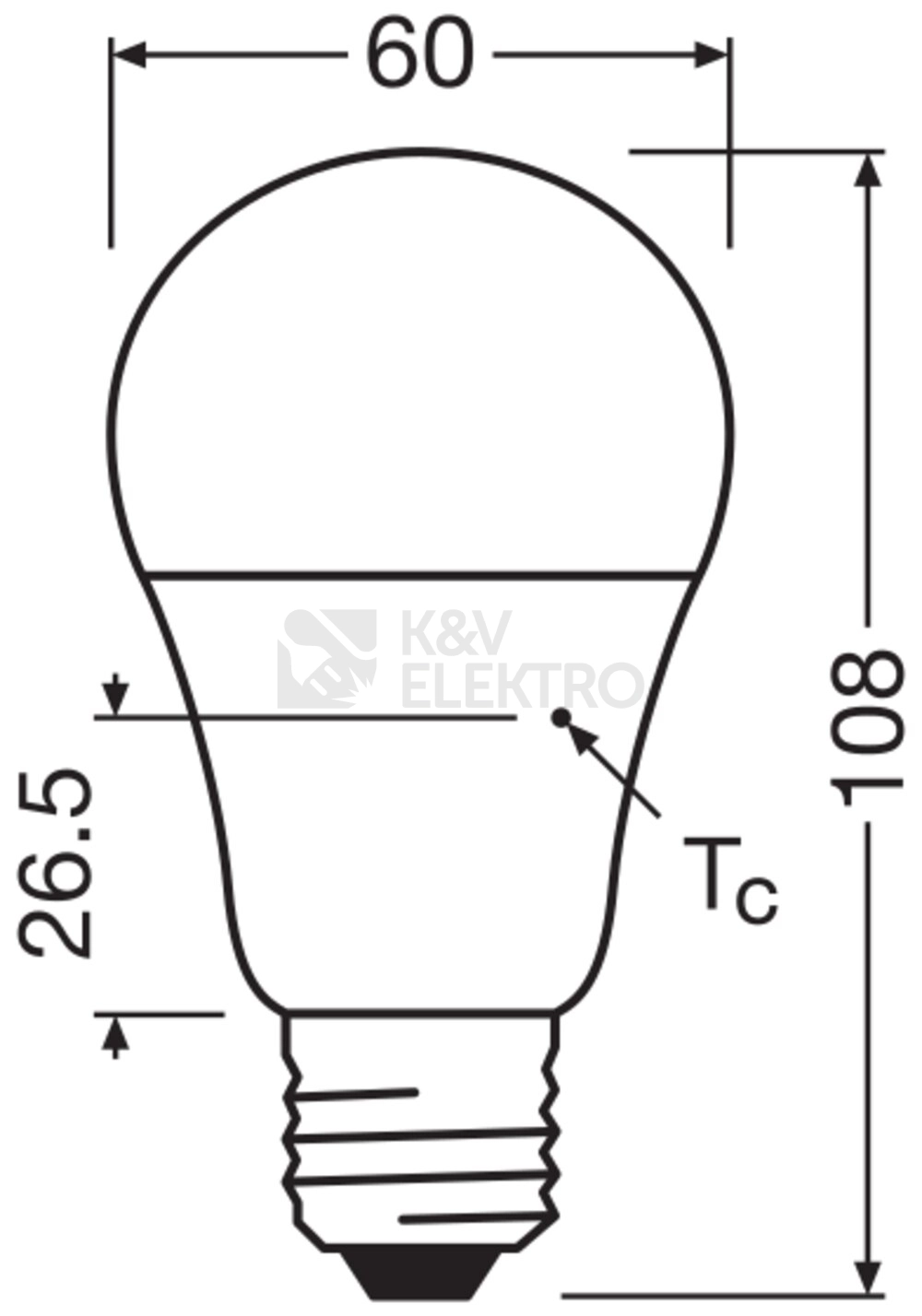 Obrázek produktu LED žárovka E27 OSRAM 9,4W (60W) teplá bílá (2700K) 4
