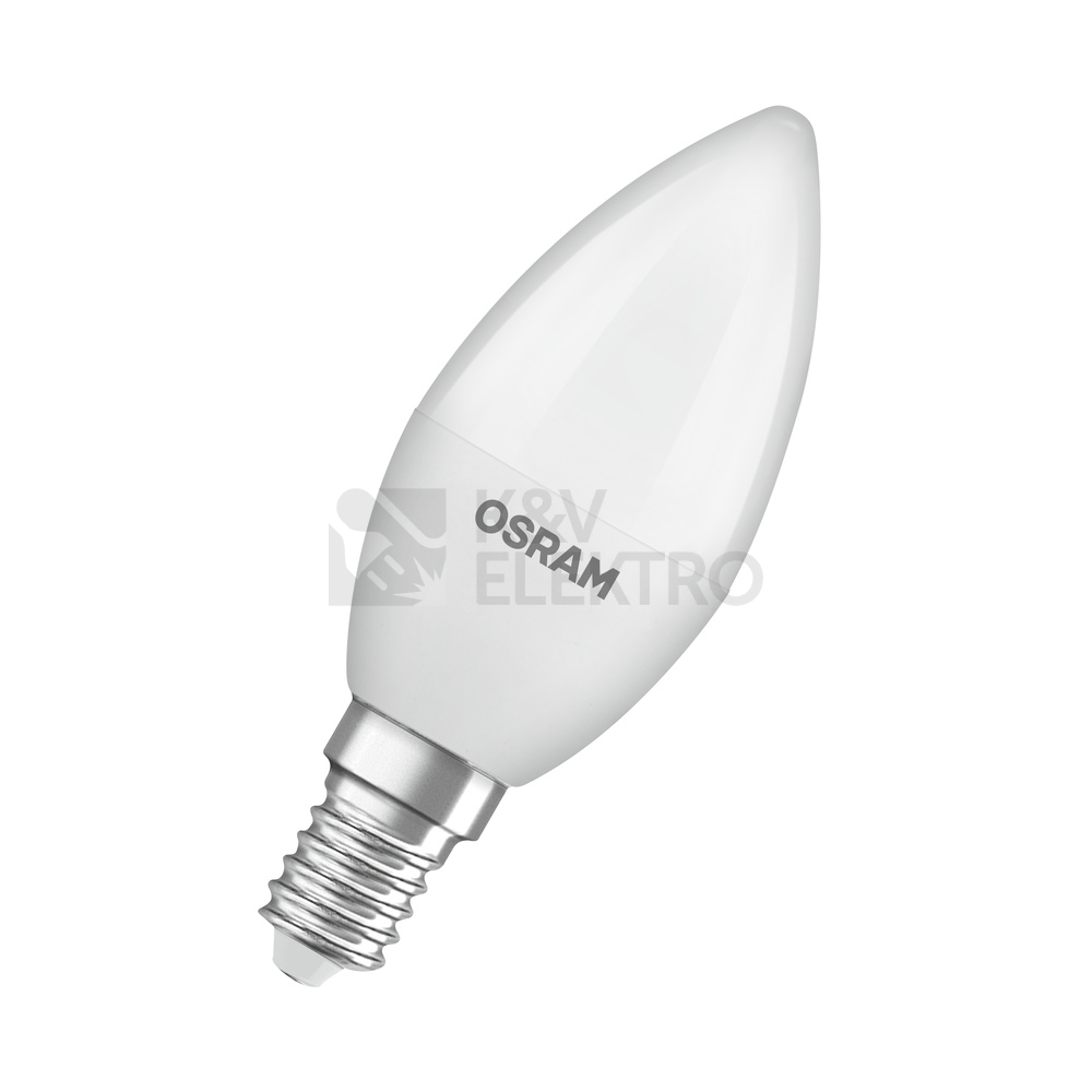 Obrázek produktu LED žárovka E14 OSRAM CL B FR 2,9W (25W) teplá bílá (2700K), svíčka 0