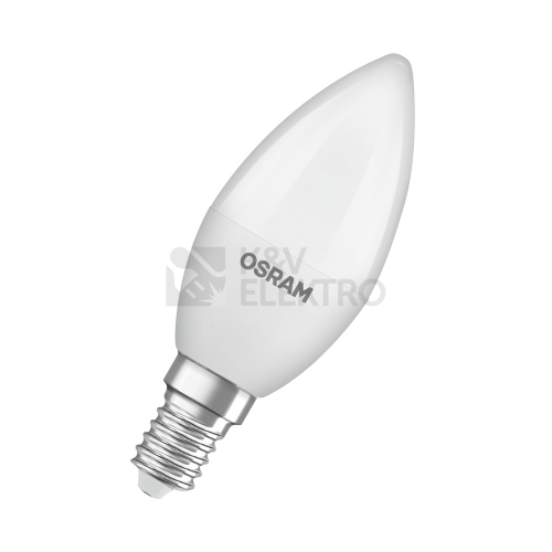 LED žárovka E14 OSRAM CL B FR 4,9W (40W) teplá bílá (2700K), svíčka