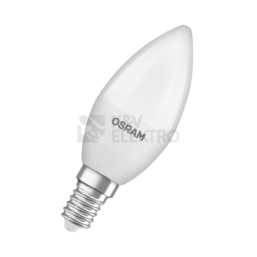 LED žárovka E14 OSRAM CL B FR 4,9W (40W) teplá bílá (2700K), svíčka