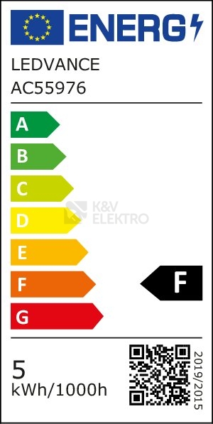 Obrázek produktu LED žárovka E14 OSRAM 4,9 (40W) teplá bílá (2700K) 3