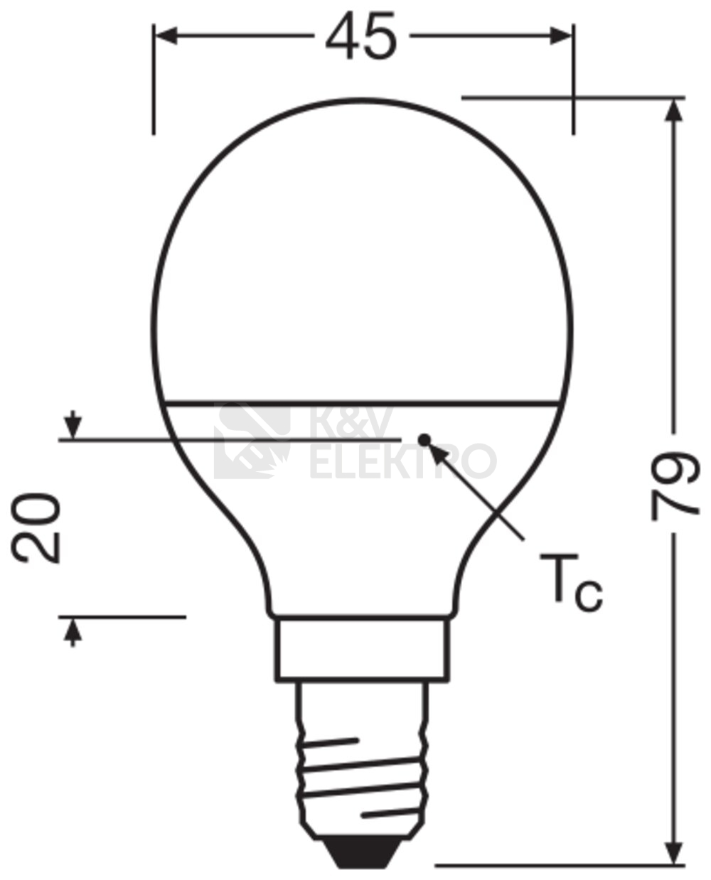 Obrázek produktu LED žárovka E14 OSRAM 4,9 (40W) teplá bílá (2700K) 4