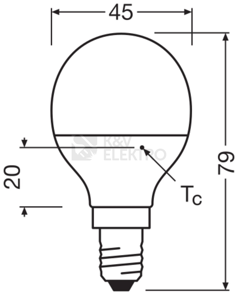Obrázek produktu LED žárovka E14 OSRAM 4,9W (40W) teplá bílá (2700K) 4