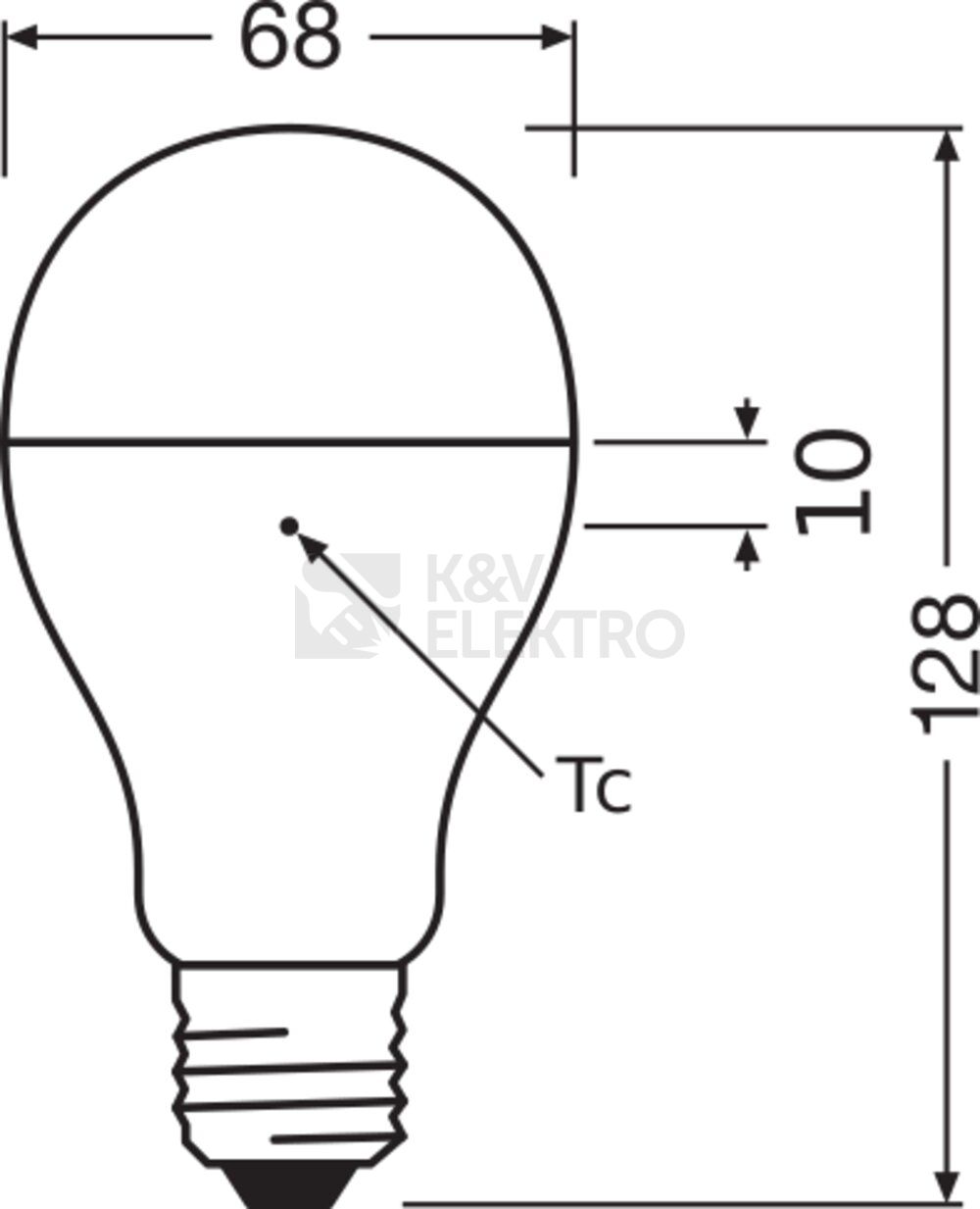 Obrázek produktu LED žárovka E27 LEDVANCE 19W (150W) neutrální bílá (4000K) 4