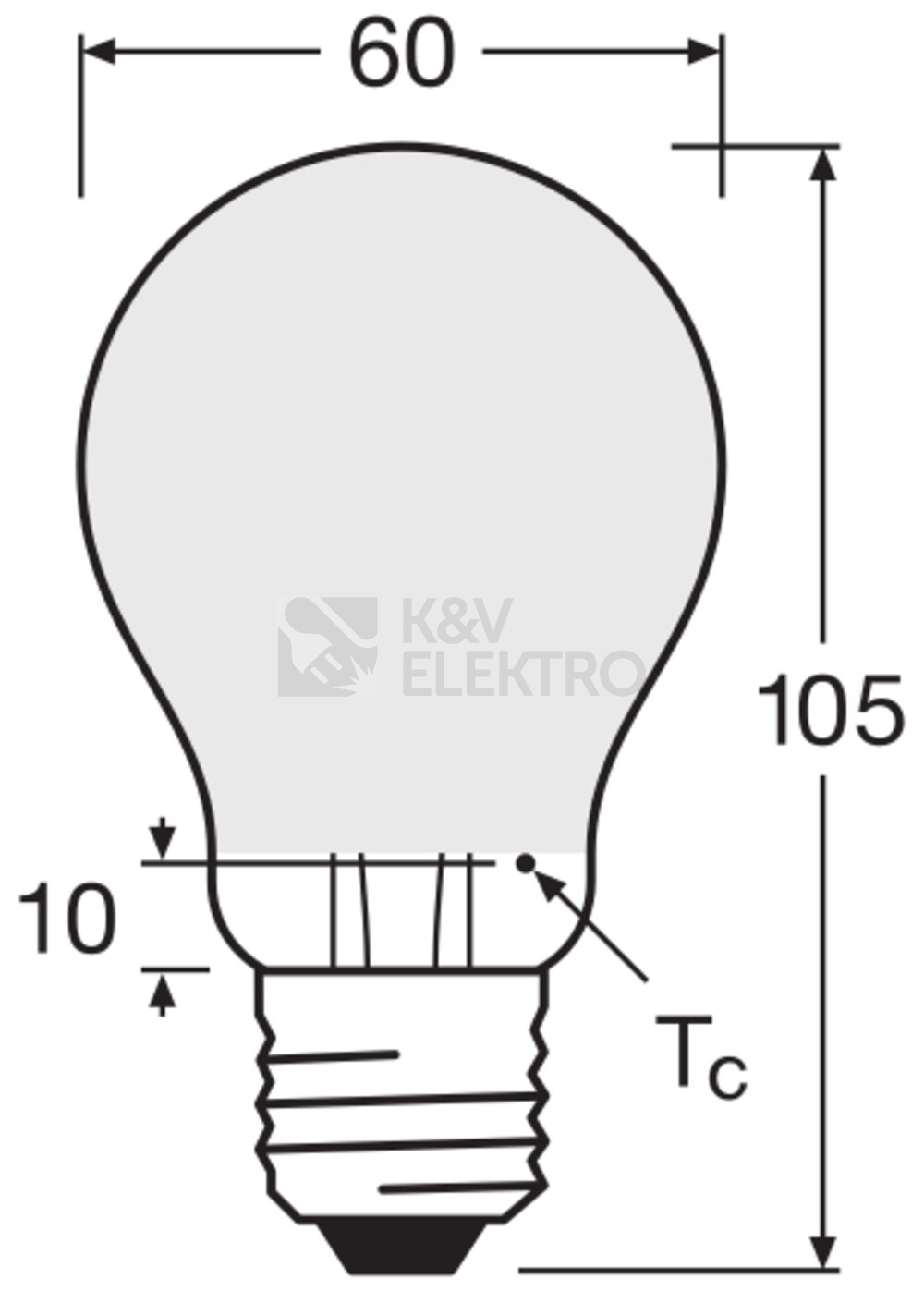 Obrázek produktu LED žárovka E27 OSRAM CLA 3,4W (40W) teplá bílá (2700K) stmívatelná 4