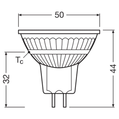 LED žárovka GU5,3 MR16 LEDVANCE 2,1W (20W) teplá bílá (2700K), reflektor 12V 36° (obrázek 4)